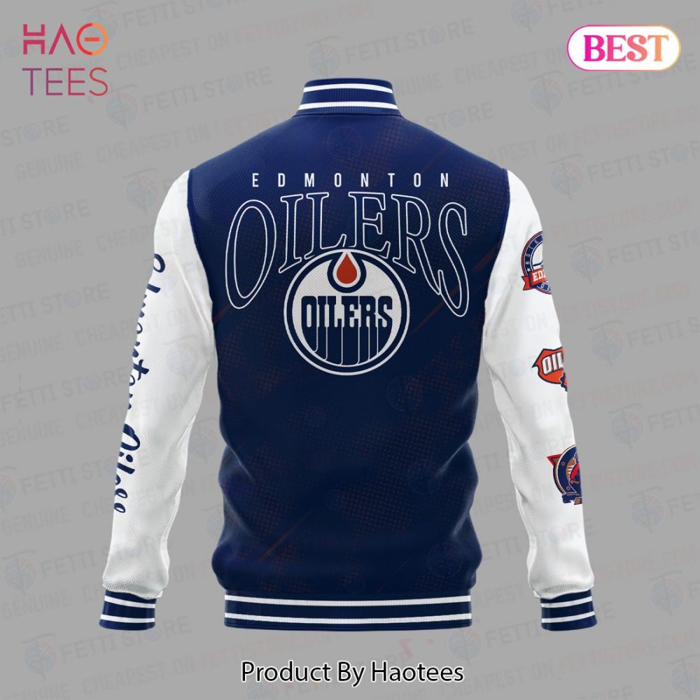 Edmonton Oilers Varsity Jacket - Vintage Style, Ultimate Fan Gear