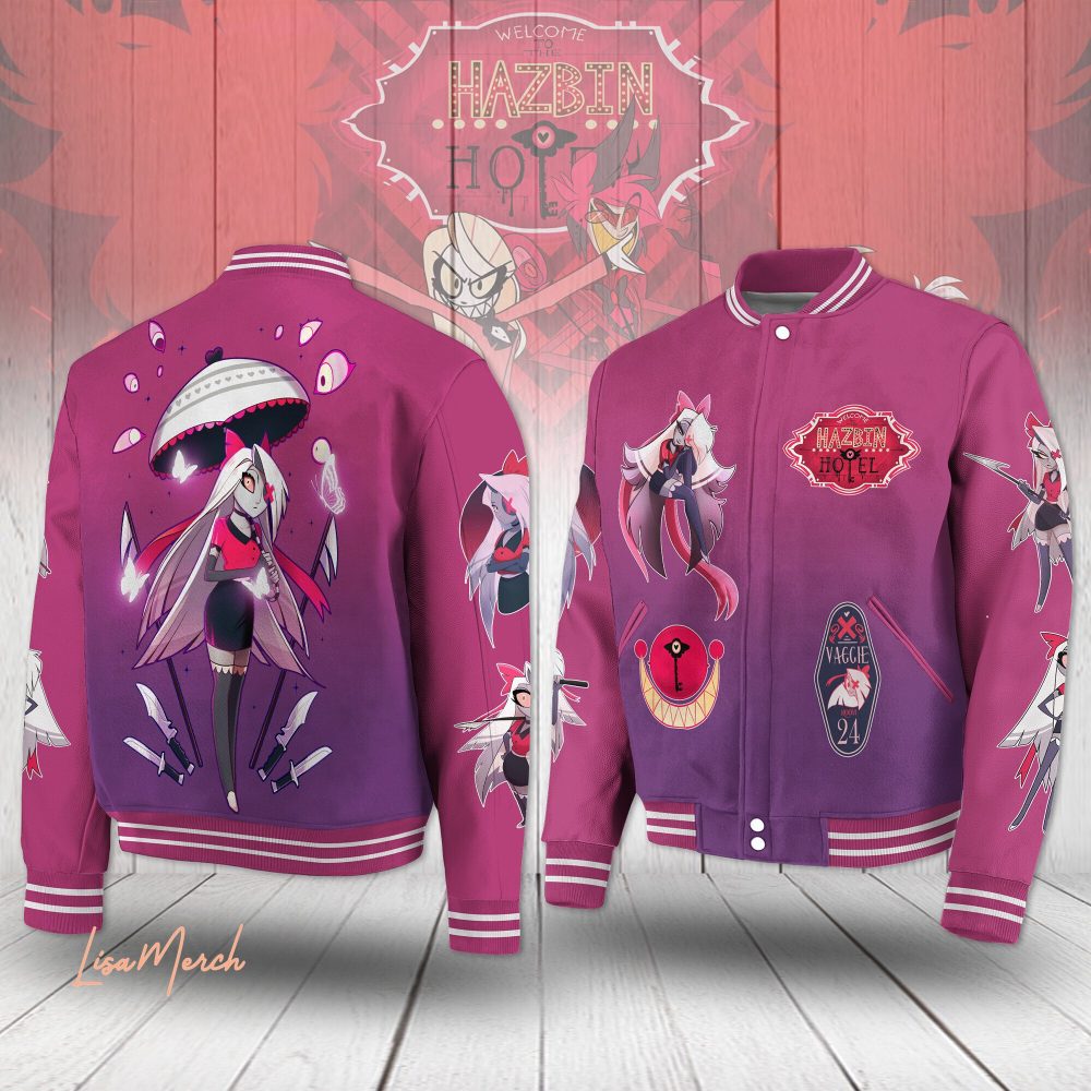 Stylish Hazbin Hotel Varsity Jacket - Anime Fan Favorite Apparel