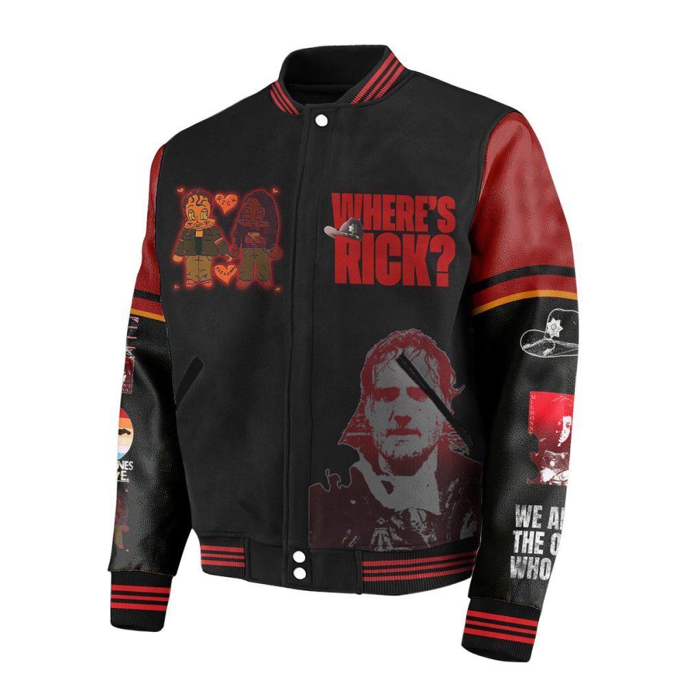 Exclusive Walking Dead Jacket - 'Where'S Rick?' Design - Bold &amp; Stylish Apparel For Fans