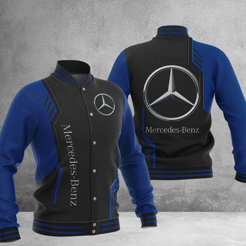 Mercedes-Benz Dmhj0712 Baseball Jacket Logo Baseball Varsity Jacket