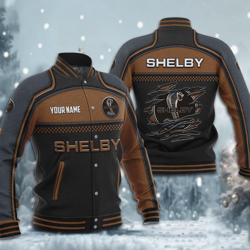 Shelby Dmhj1850 Baseball Jacket Logo Baseball Varsity Jacket