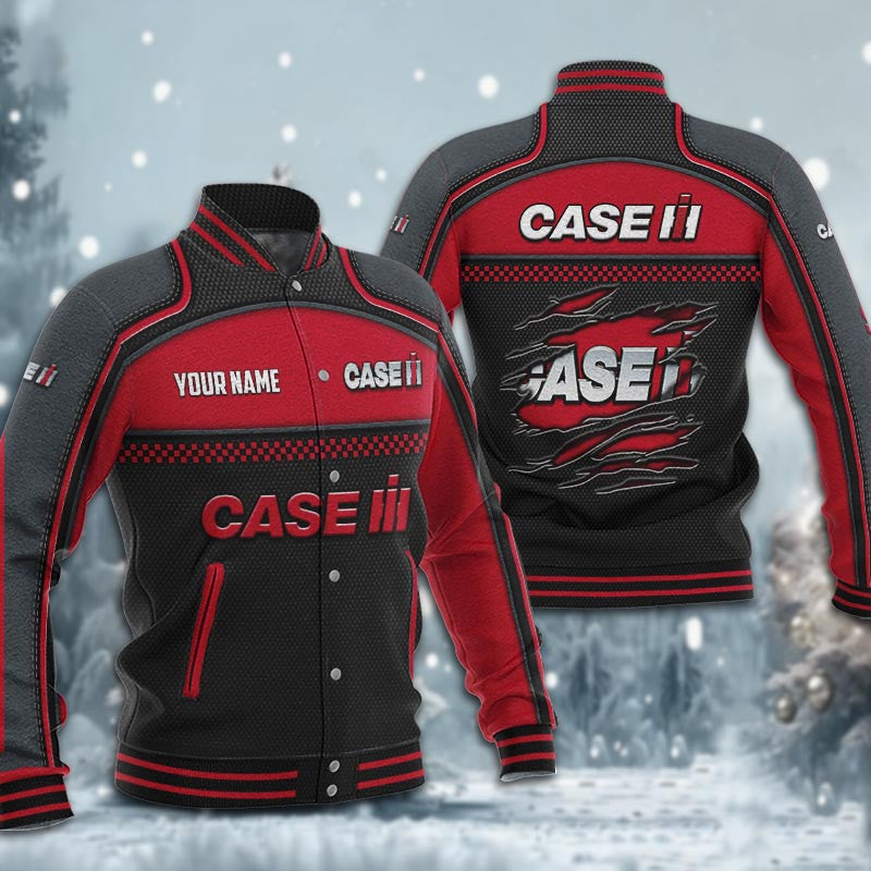 Case Ih Dmhj1912 Baseball Jacket Logo Baseball Varsity Jacket