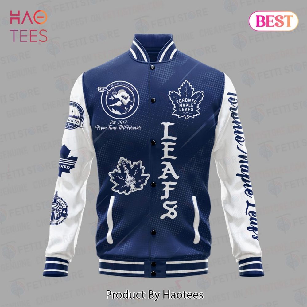 Toronto Maple Leafs Varsity Jacket - Stylish Team Spirit Gear By Haotees