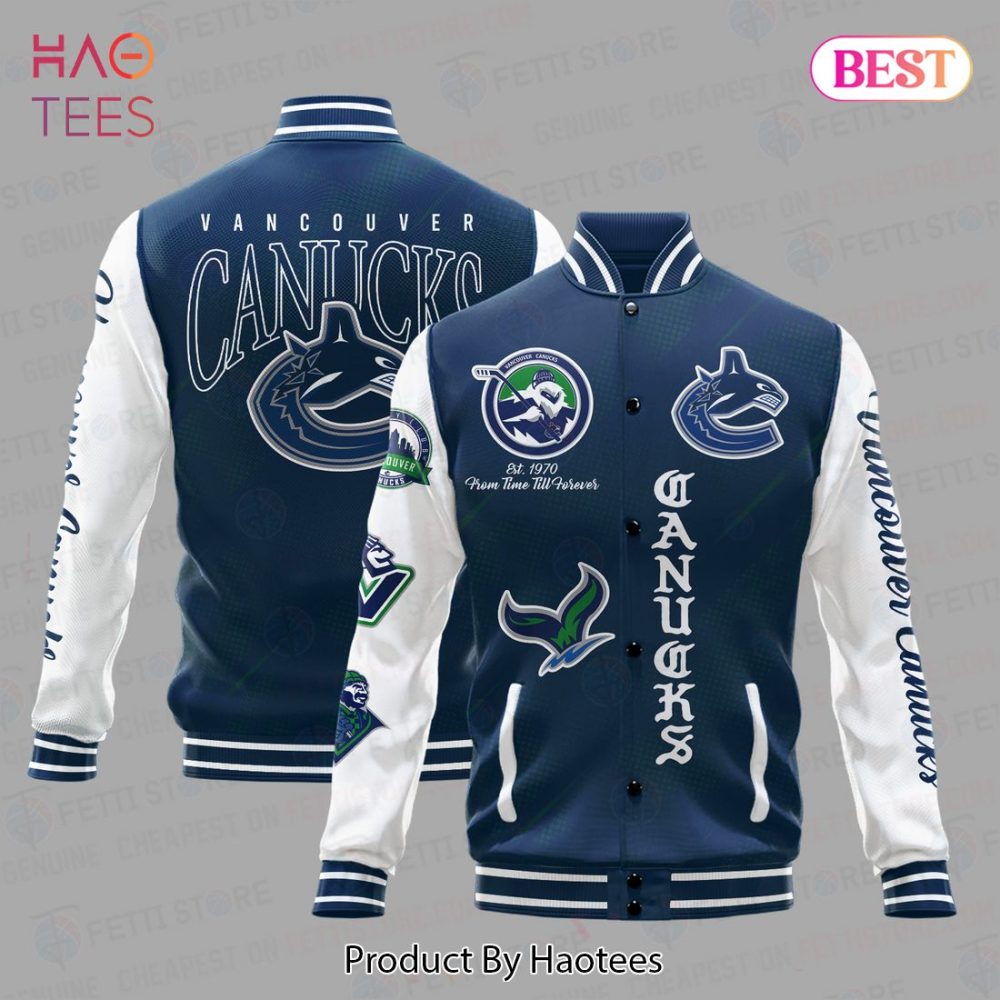 Vancouver Canucks Varsity Jacket - Official Team Apparel For Fans