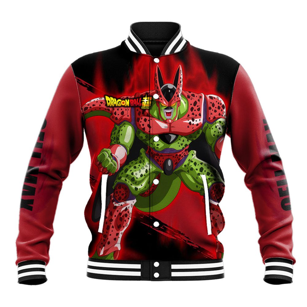 Cell Max Super - Dragon Ball Baseball Jacket Ts04
