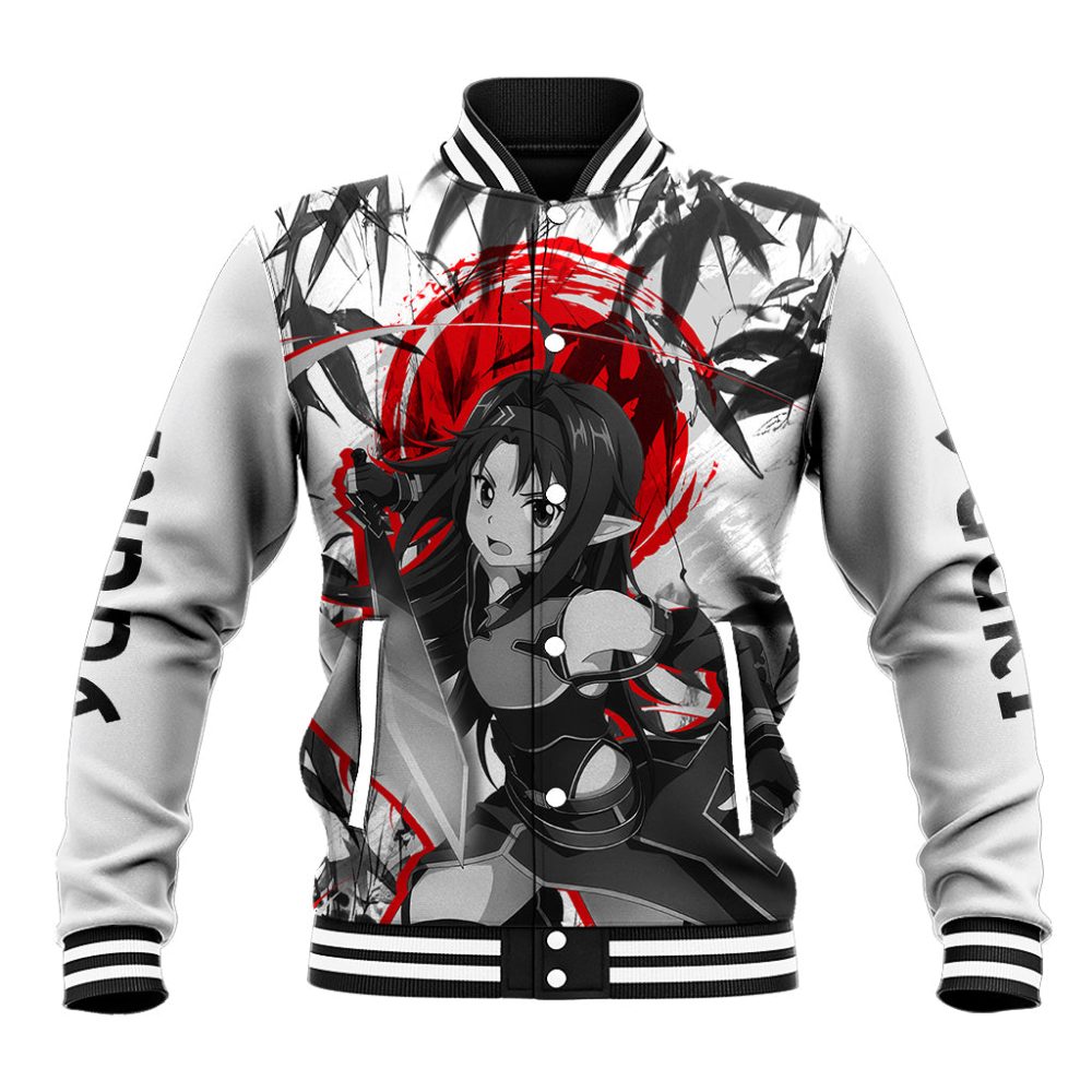 Yuuki Japan Style Baseball Jacket Sword Art Online Ts04