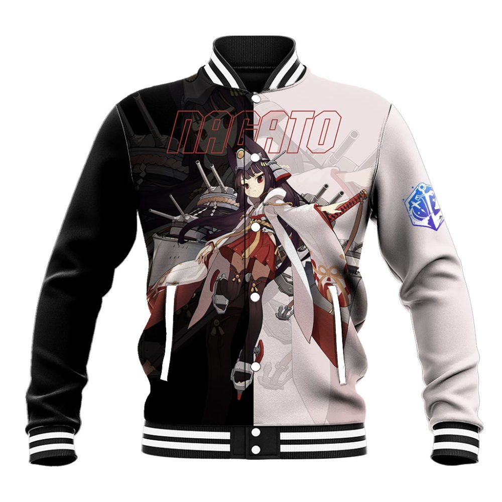 Nagato - Azur Lane Baseball Jacket Anime Game Style Ts04