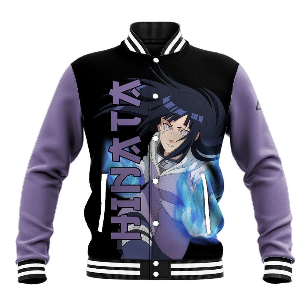 Hinata Hyuga Baseball Jacket Naruto Ts04