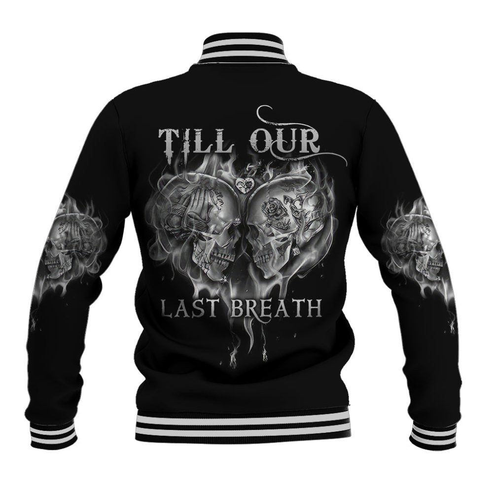 From Our First Kiss Till Our Last Breath Couple Baseball Jacket Ts04